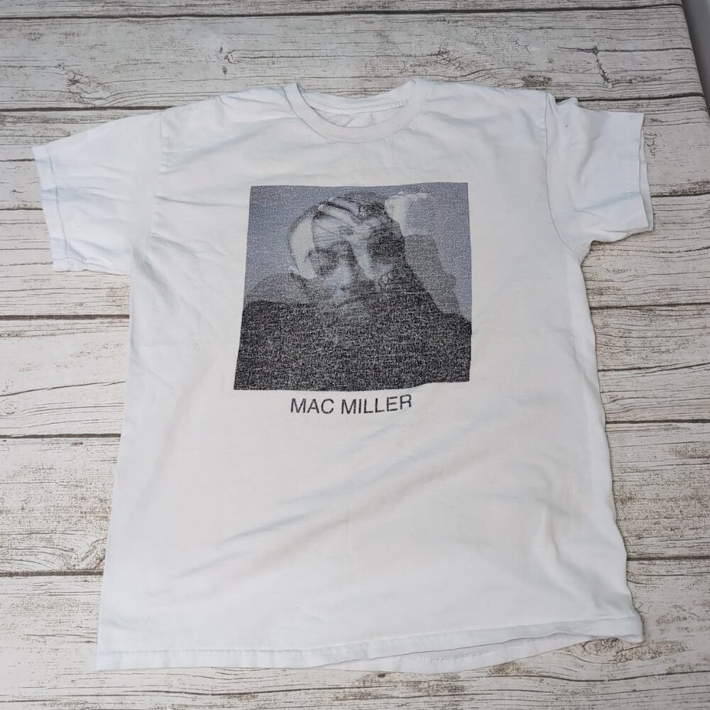 Mac Miller White Graphic T Shirt